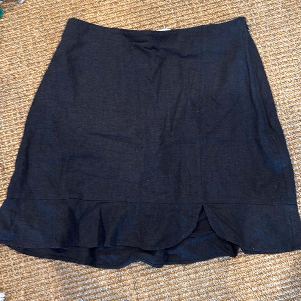 Abercrombie and Fitch Linen Blend Skirt